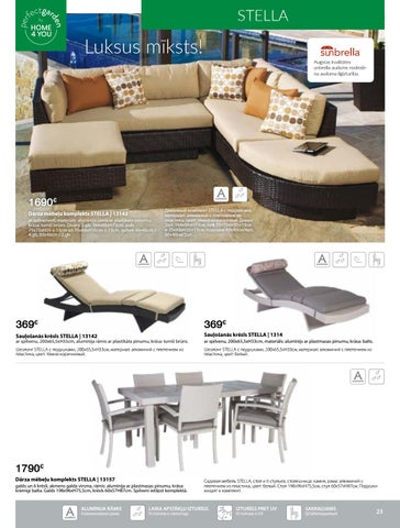 Home4you.ee 家具目录 · Dārza mēbeļu katalogs 第 23 页