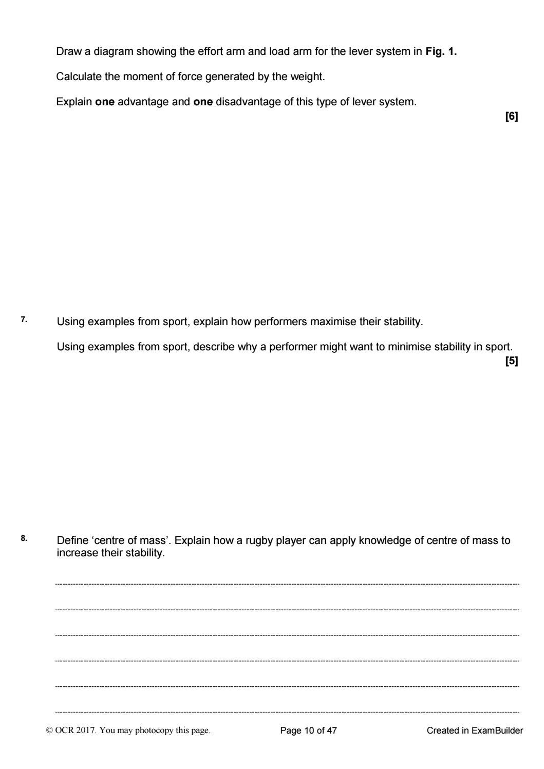 H555 01 Biomechanics By Ullswater Community College Issuu