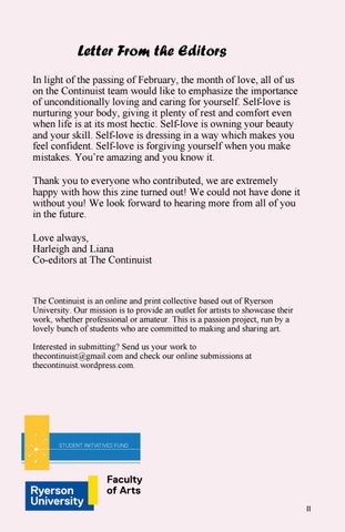 Self-Love, The Continuist 2019 第 2 页