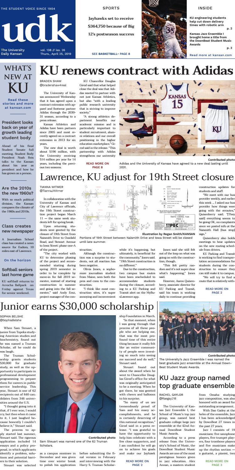 UDK 4/25 by University Daily Kansan Issuu