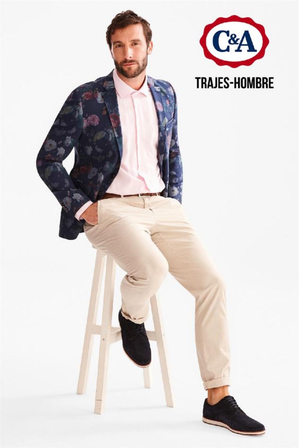 C\u0026A Pantalón - Regular Fit Gris | Trajes Hombre | HyattConcept