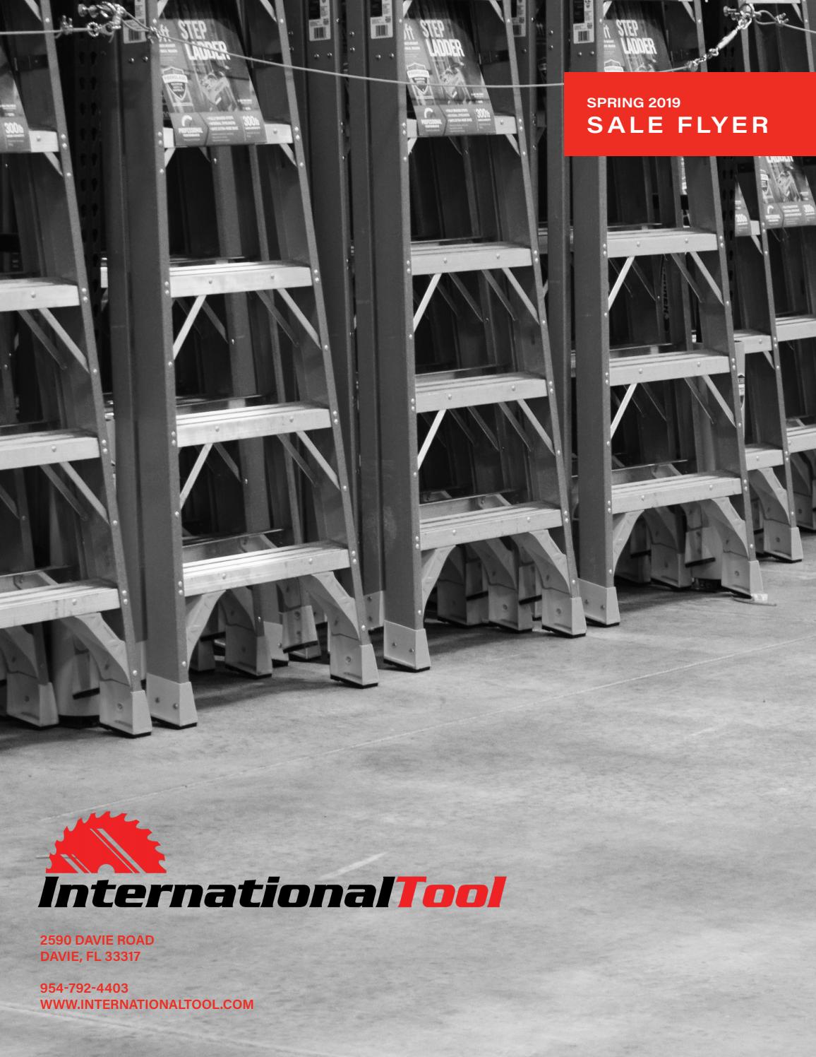 Spring 2019 Sale Flyer by International Tool Issuu