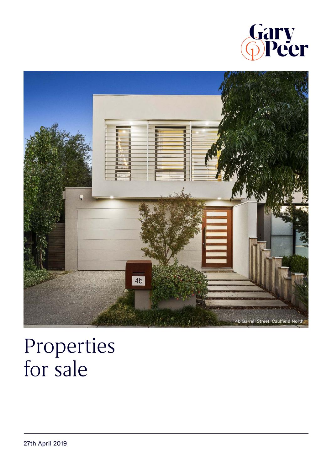Gary Peer properties for sale Saturday 27th April 2019 by Gary Peer