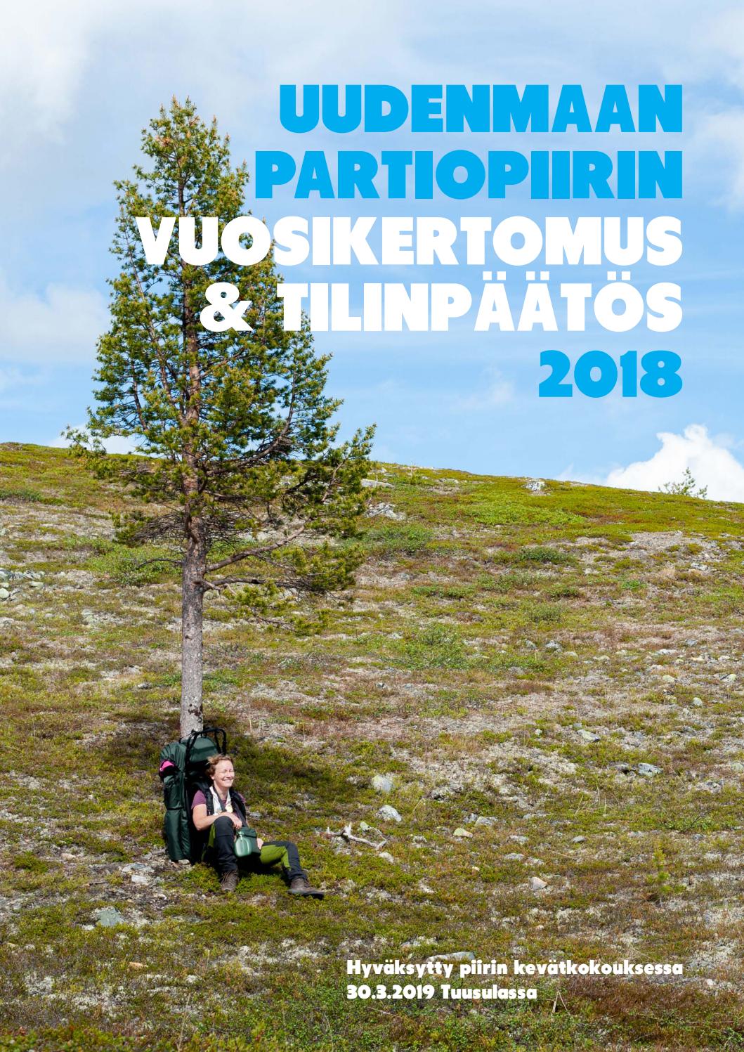 Toimintakertomus 2018 By Uudenmaan Partiopiiri Issuu