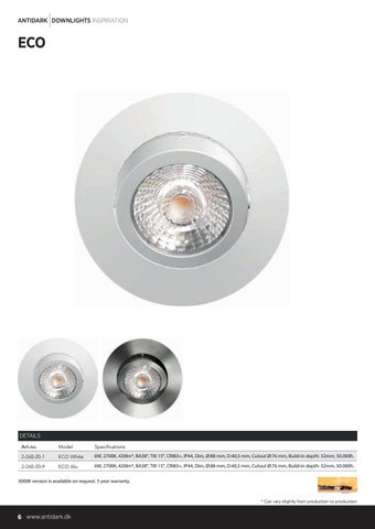 ACEC Distributors Ltd 灯饰目录 · Downlights 第 6 页