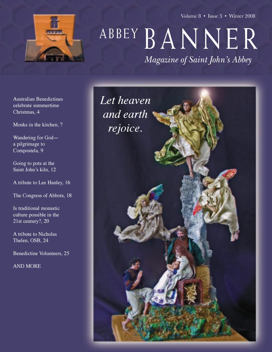 Abbey Banner Winter 2008 By Saint John S Abbey Issuu