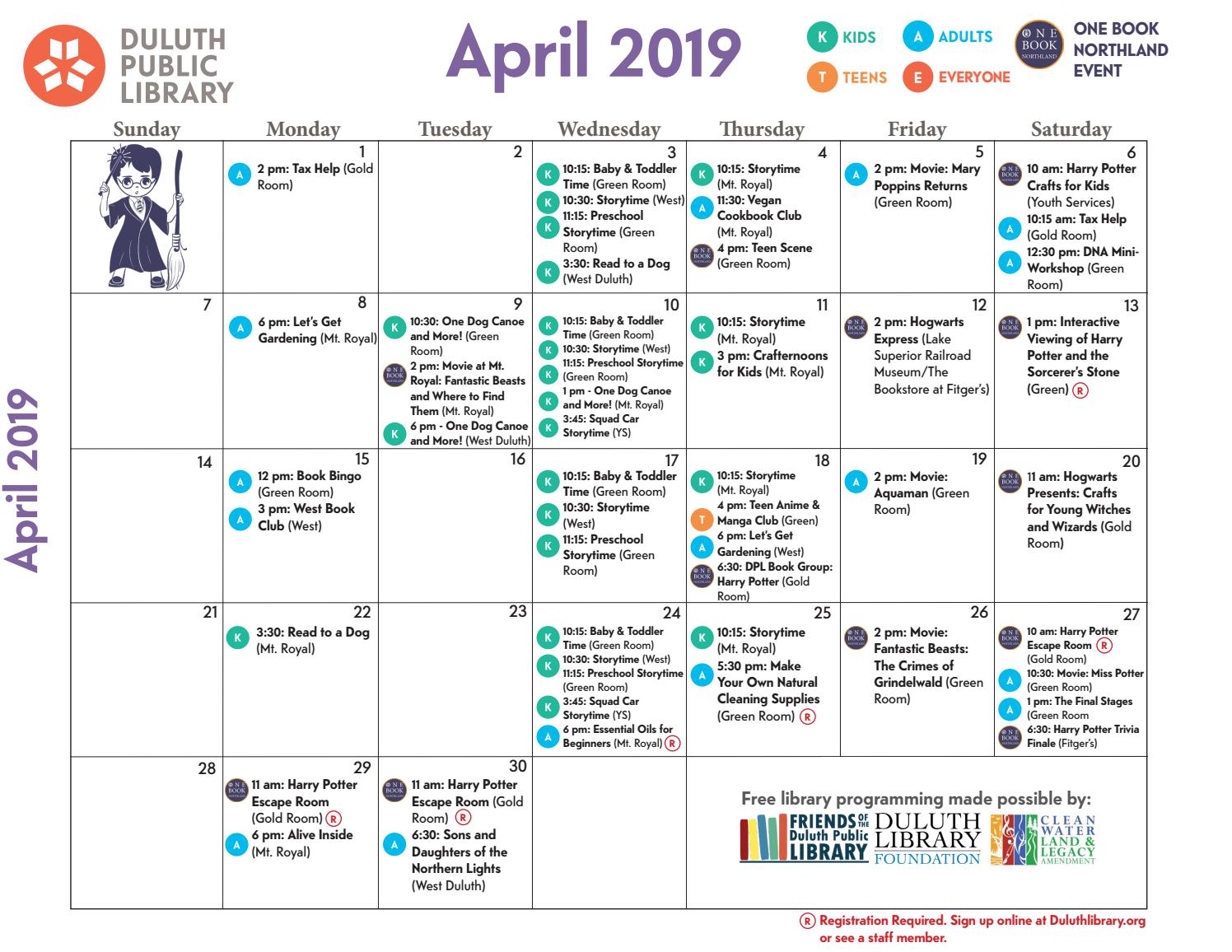 April 2019 by Duluth Public Library Issuu