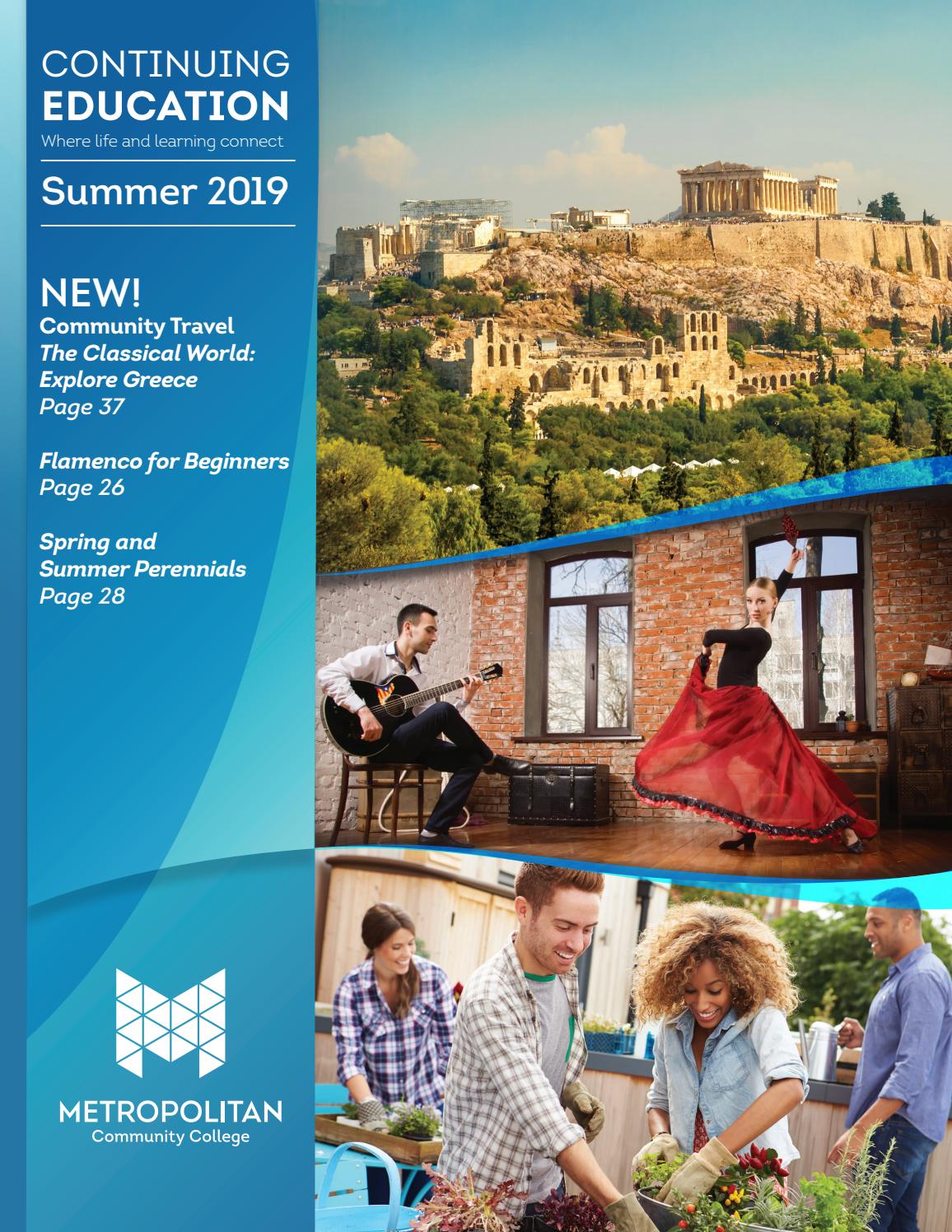 Continuing Education Summer Mailer 2019 by MCC Community & Workforce