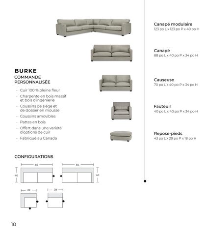 Urban Barn Programme 德文 meubles 英文 cuir personnalisés 2019 第 10 页