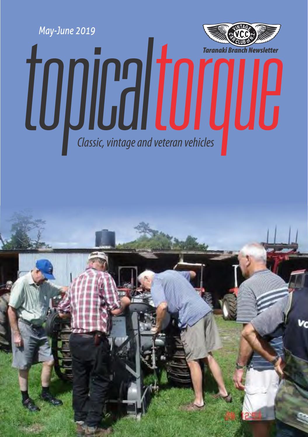 Taranaki VCC May 2019 by Vintage Car Club of New Zealand Issuu