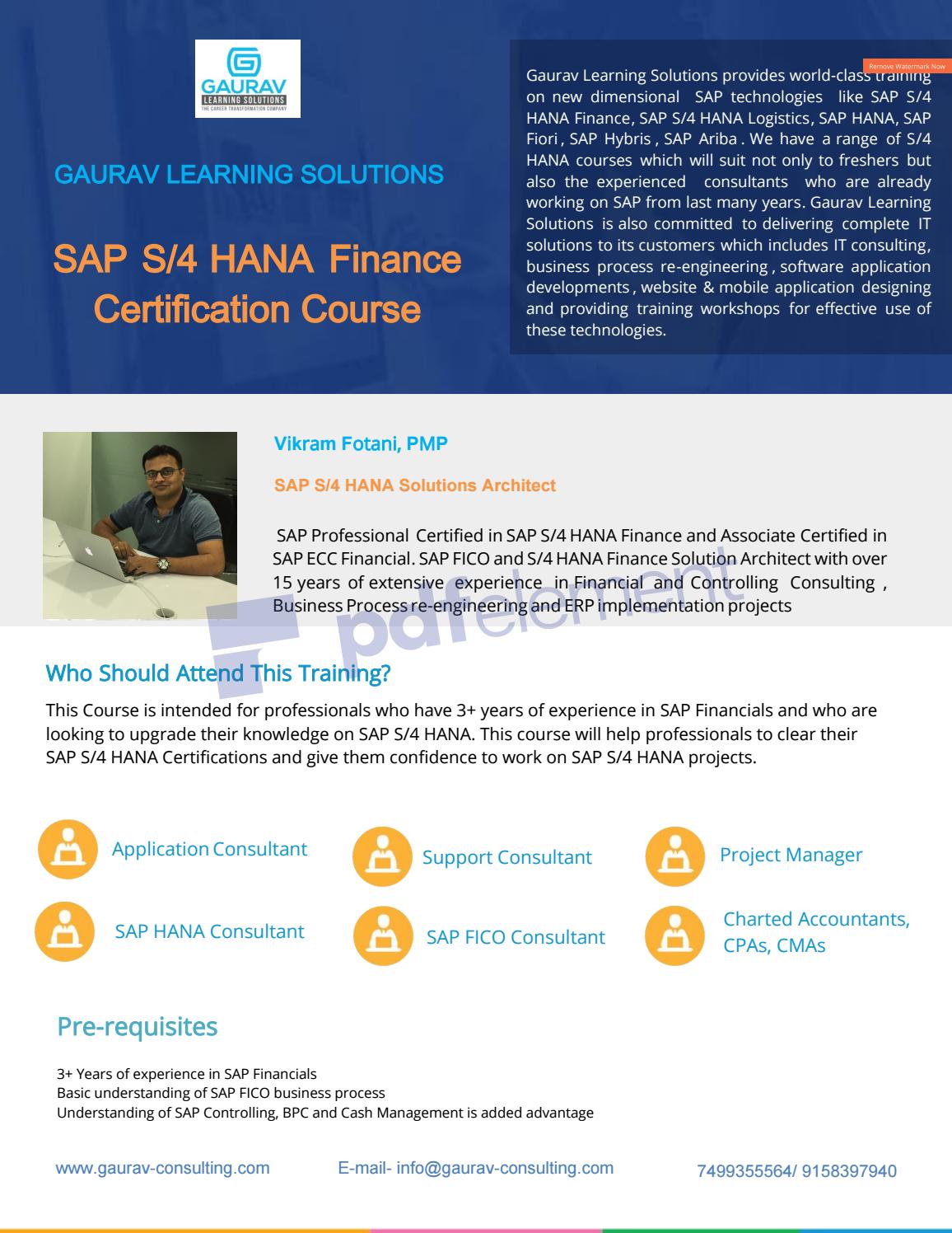 Order To Cash Specialist Aocs Certification Program