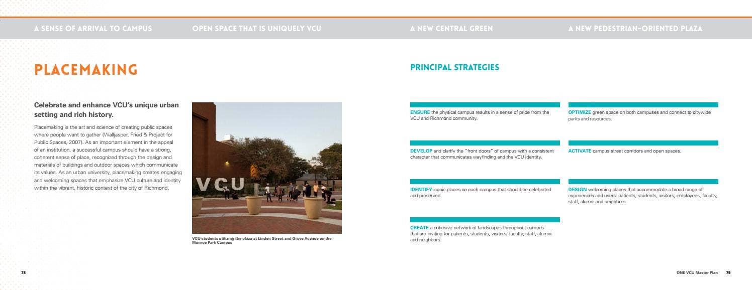 ONE VCU Master Plan by VCU Administration - Issuu