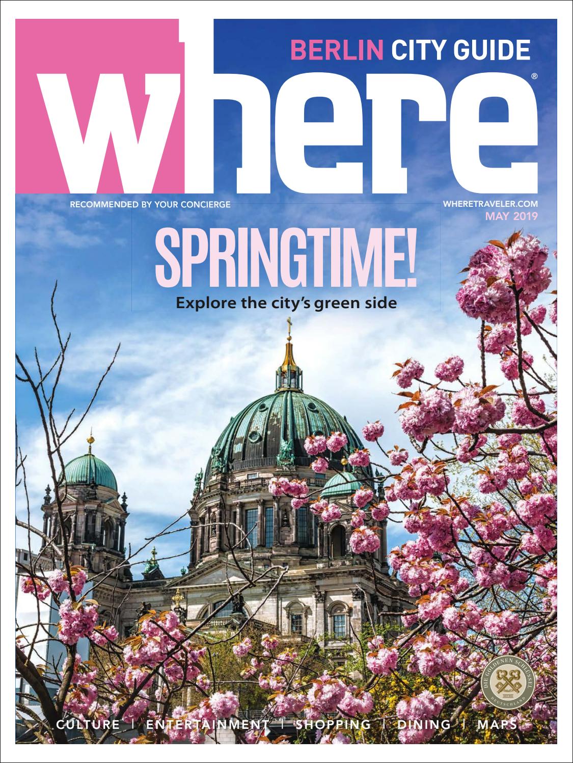 Where Magazine Berlin May 2019 By Morris Media Network Issuu