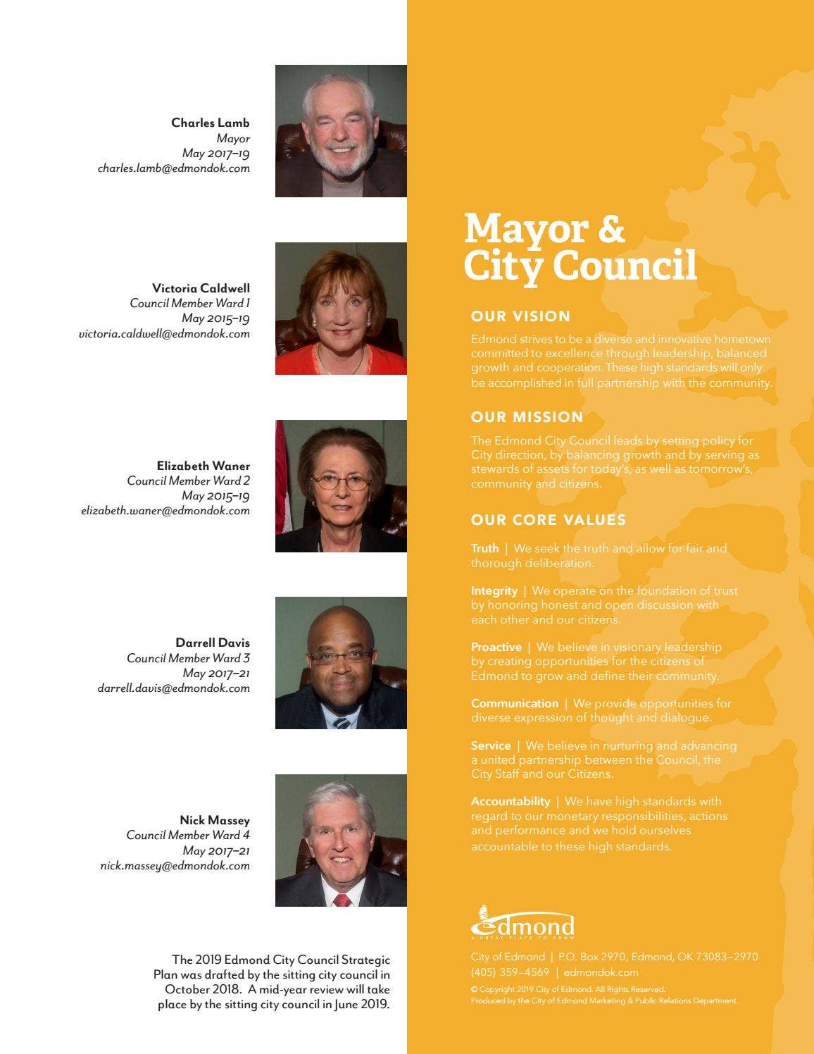 Edmond City Council 2019 Strategic Plan by City of Edmond - Issuu