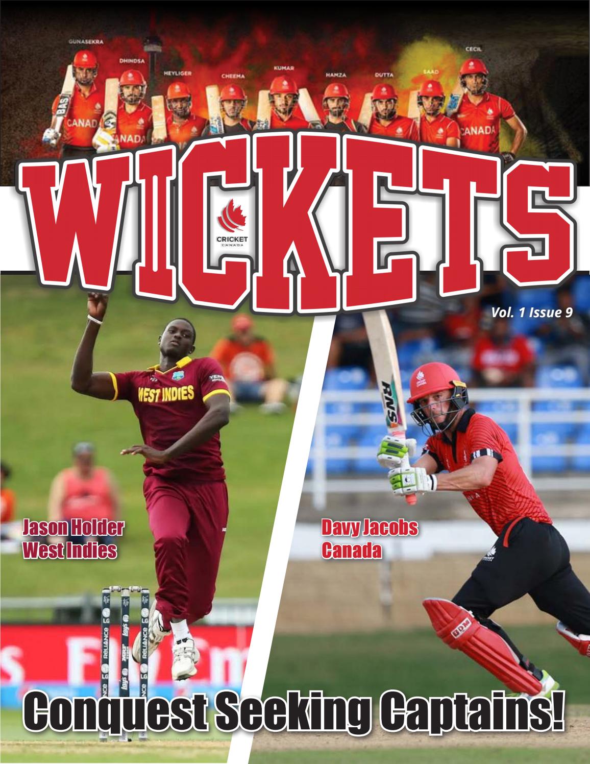 Cricket Canada Wickets 109 by Caribbean Graphic Issuu