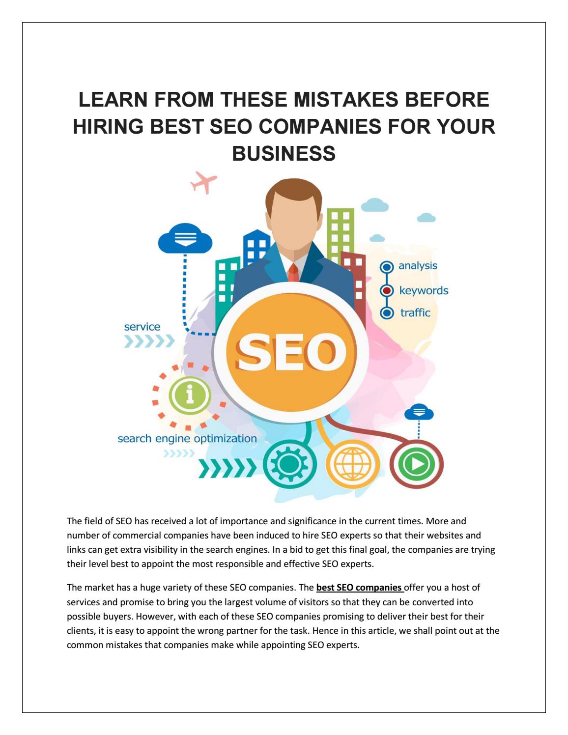 Why Some Companies Are Trying To Hire >> Learn From These Mistakes Before Hiring Best Seo Companies For Your Business Why Some Companies Are Trying To Hire >> Learn From These Mistakes Before Hiring Best Seo Companies For Your Business