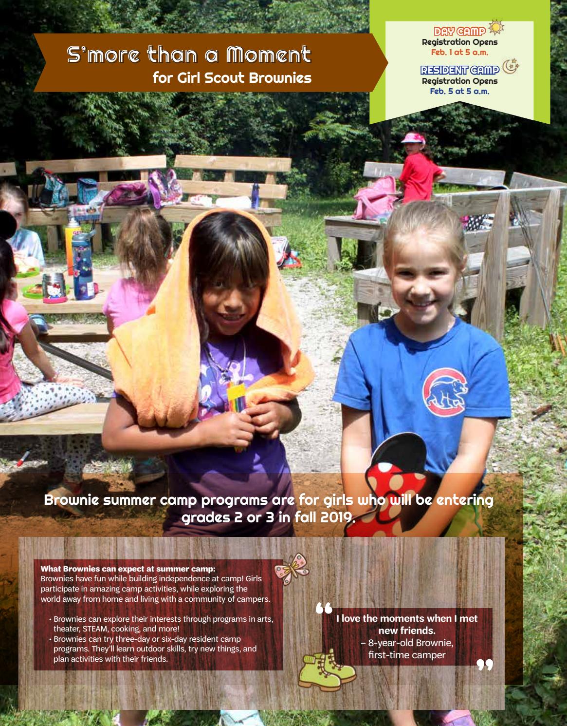 Camp Guide 2019 Girl Scouts of Greater Chicago and Northwest Indiana