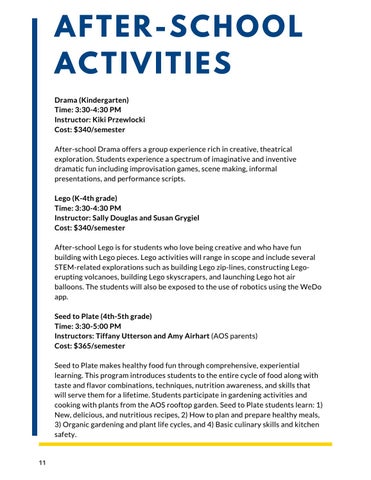 AOS Extended Day Fall 2019 Program Offerings 第 14 页