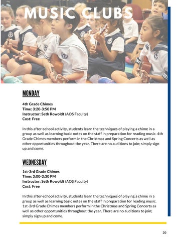 AOS Extended Day Fall 2019 Program Offerings 第 23 页