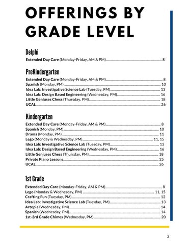 AOS Extended Day Fall 2019 Program Offerings 第 5 页