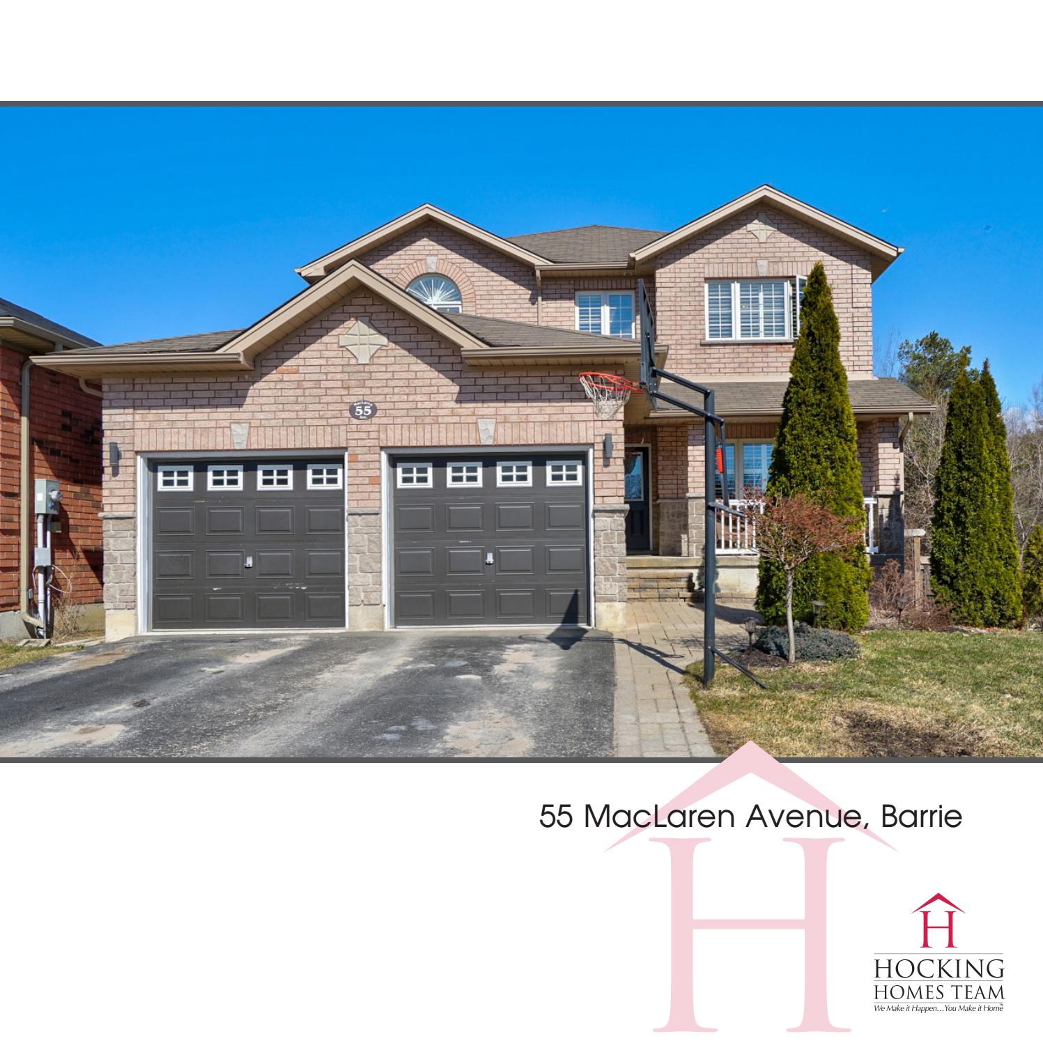 55 MacLaren Ave, Barrie by The Hocking Homes Team Issuu