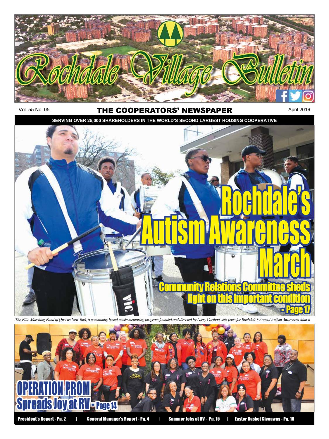 Rochdale Village Bulletin Newspaper April 2019 Edition by Rochdale