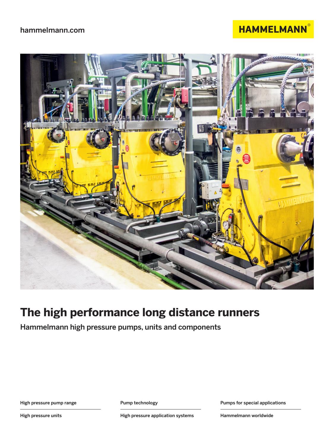 Hammelmann High pressure pumps by Hammelmann GmbH Issuu