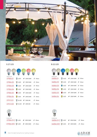 Adam Decolight 春季 / 夏季 灯饰目录 2019 第 8 页