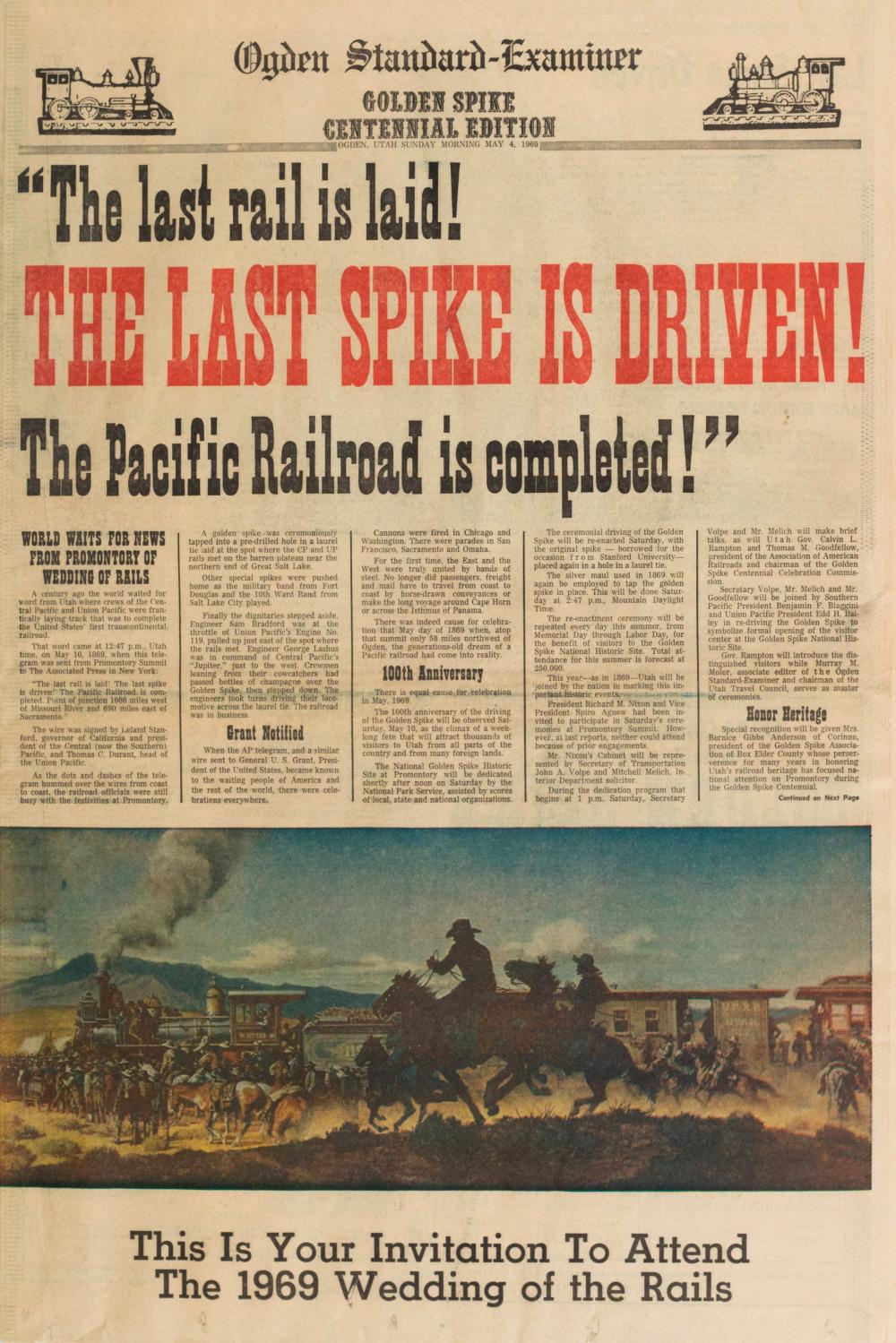 StandardExaminer Golden Spike Centennial Edition by standardexaminer