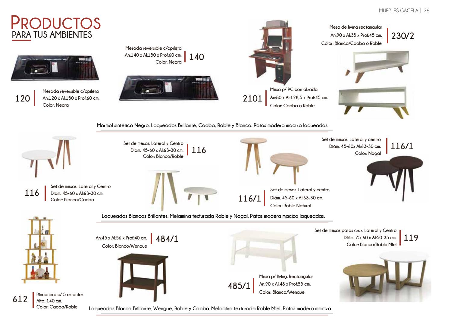 Catálogo 2019 - Muebles Gacela by jignacioferrero - Issuu