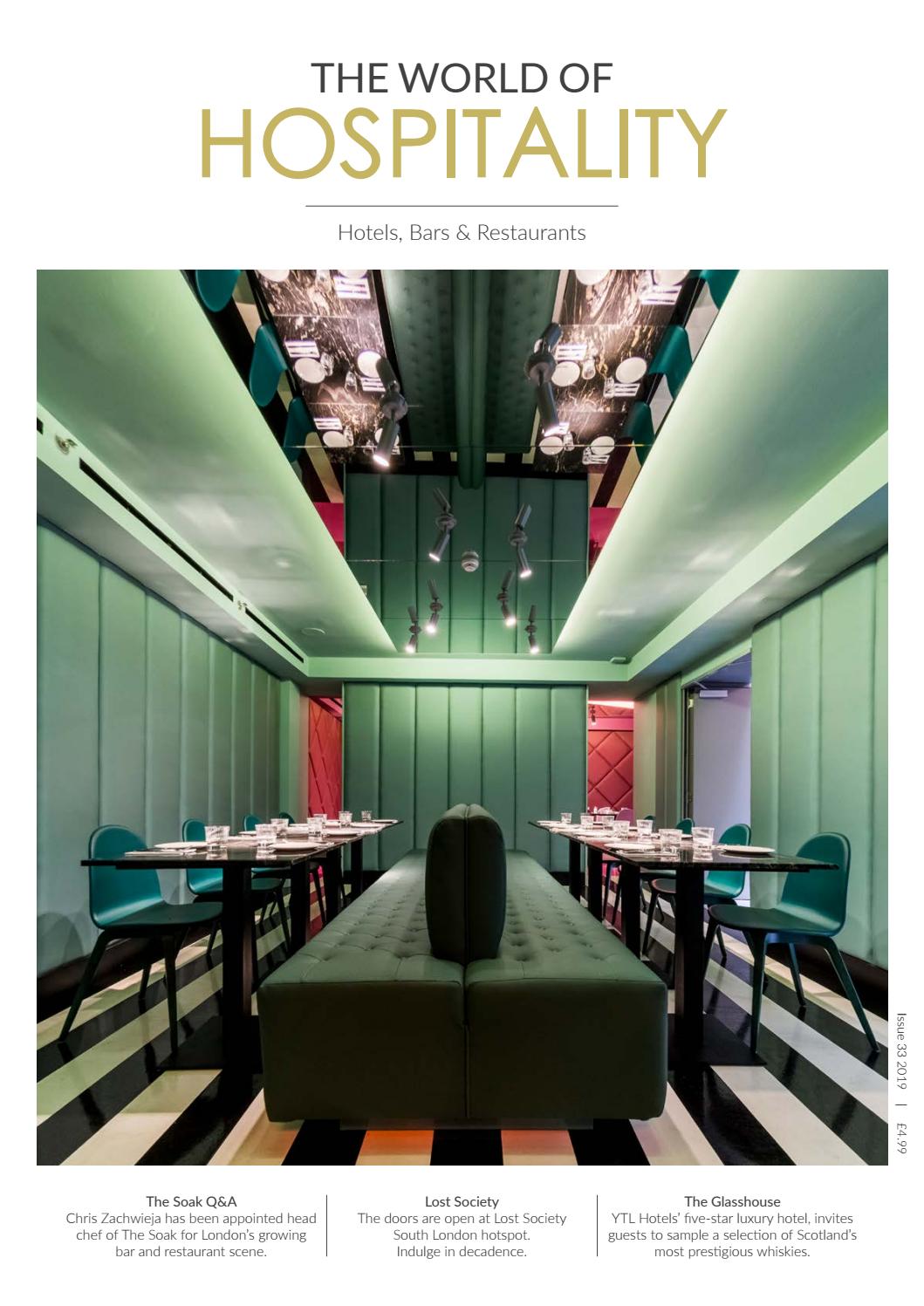 The World Of Hospitality Issue 33 19 By The World Of Hospitality Issuu