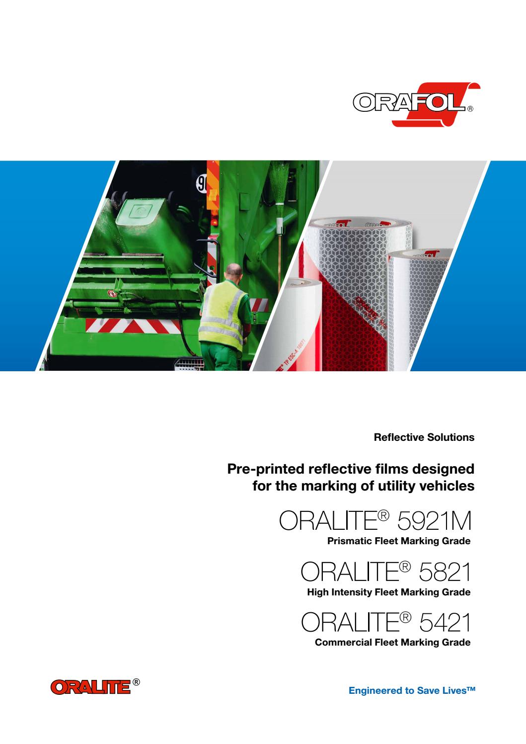ORAFOL Preprinted reflective films designed for marking of utility vehicles by FINISH