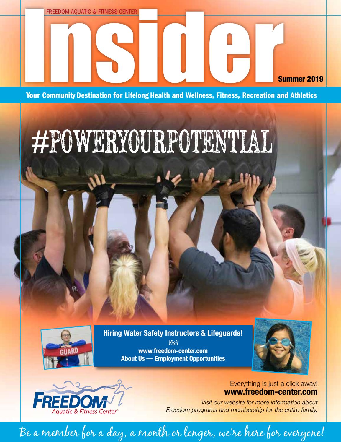 Freedom Center Summer 2019 by Freedom Aquatic & Fitness Center - Issuu Freedom Center Summer 2019 by Freedom Aquatic & Fitness Center - Issuu