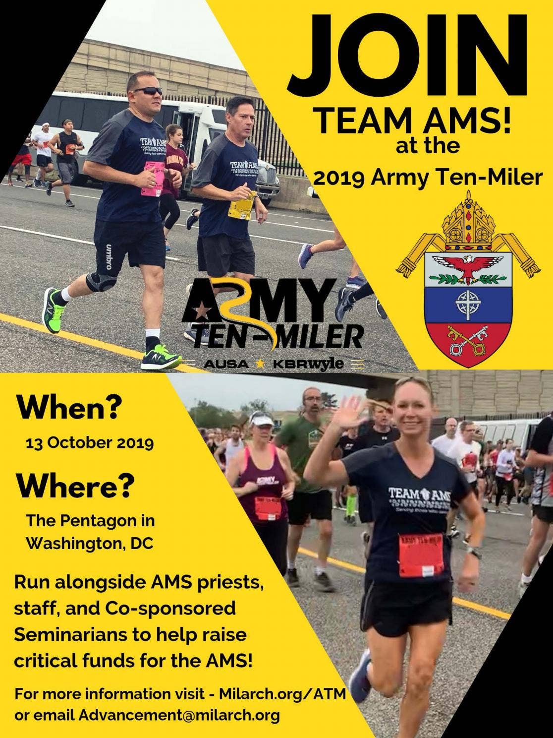 Army Ten-Miler Promotional Flyer 2 by Archdiocese for the Military ...