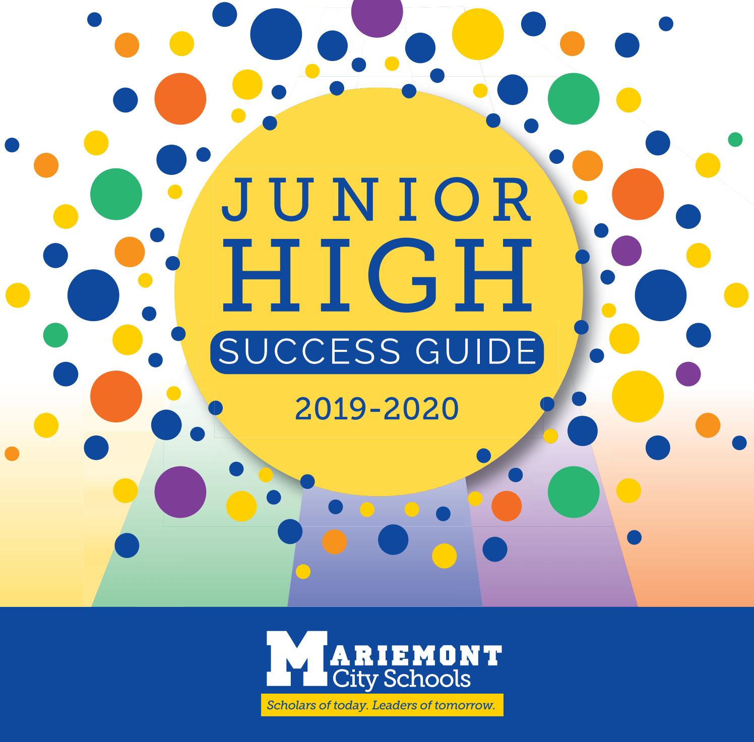 2019-2020 MJHS Success Guide by Mariemont City School District - Issuu