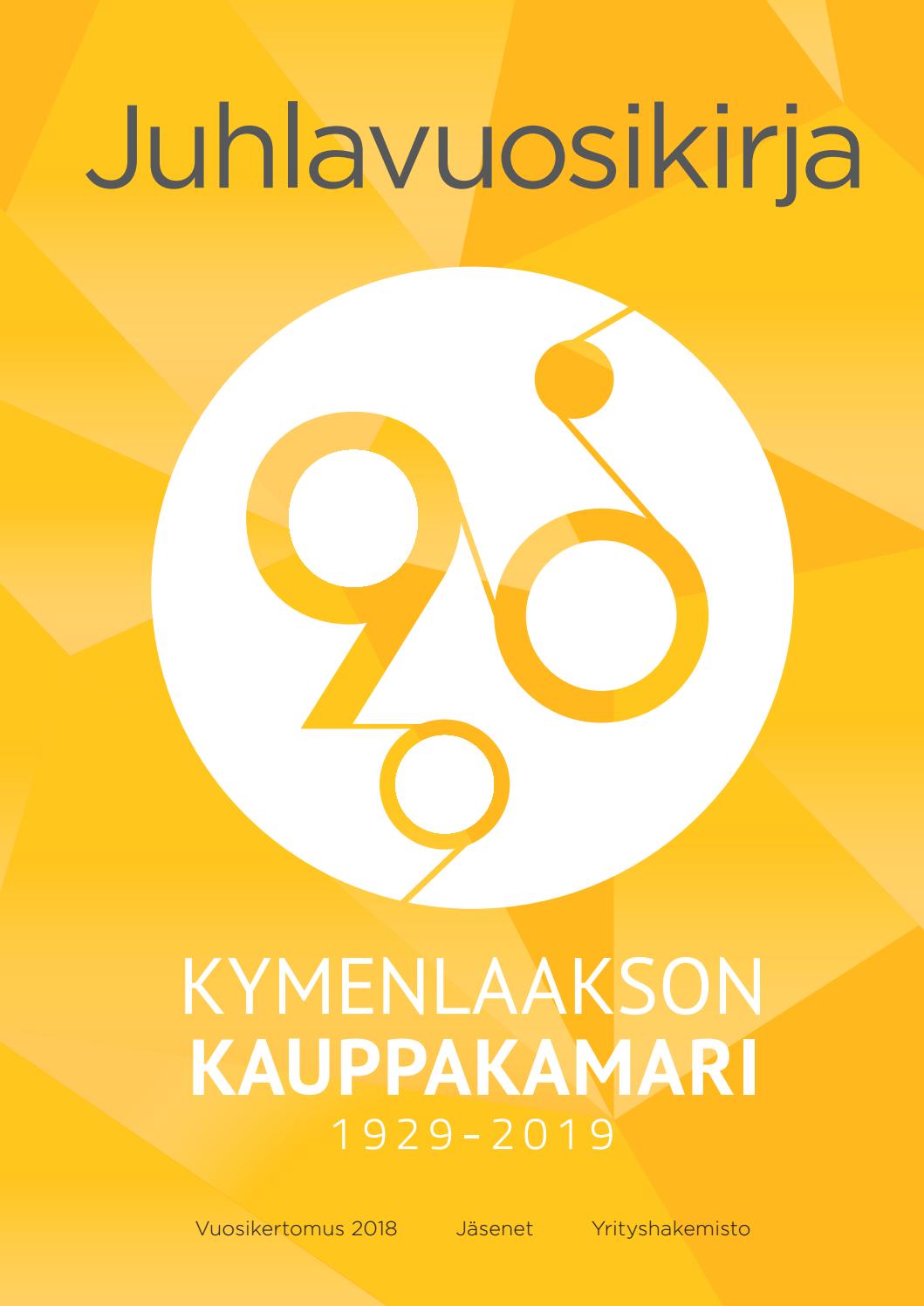 Kymenlaakson kauppakamarin juhlavuosikirja 2019 by Kymenlaakson  Kauppakamari - Issuu