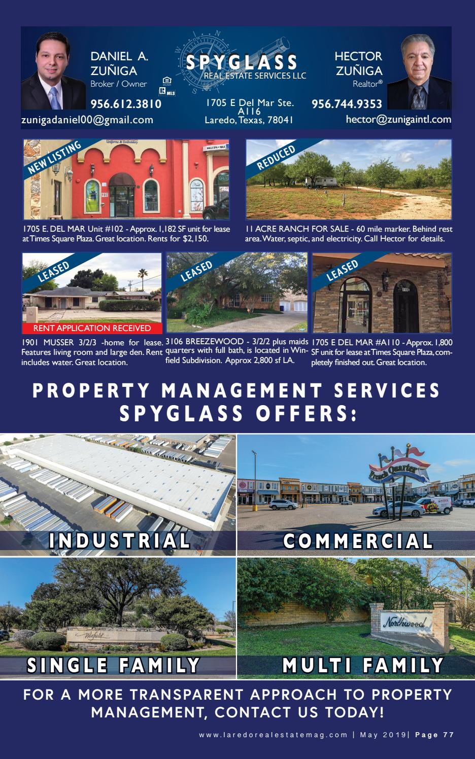 Laredo Real Estate Magazine May 2019 by Laredo Real Estate Magazine Issuu