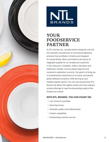 NTL Brands Food Service 家具目录 2019 第 5 页