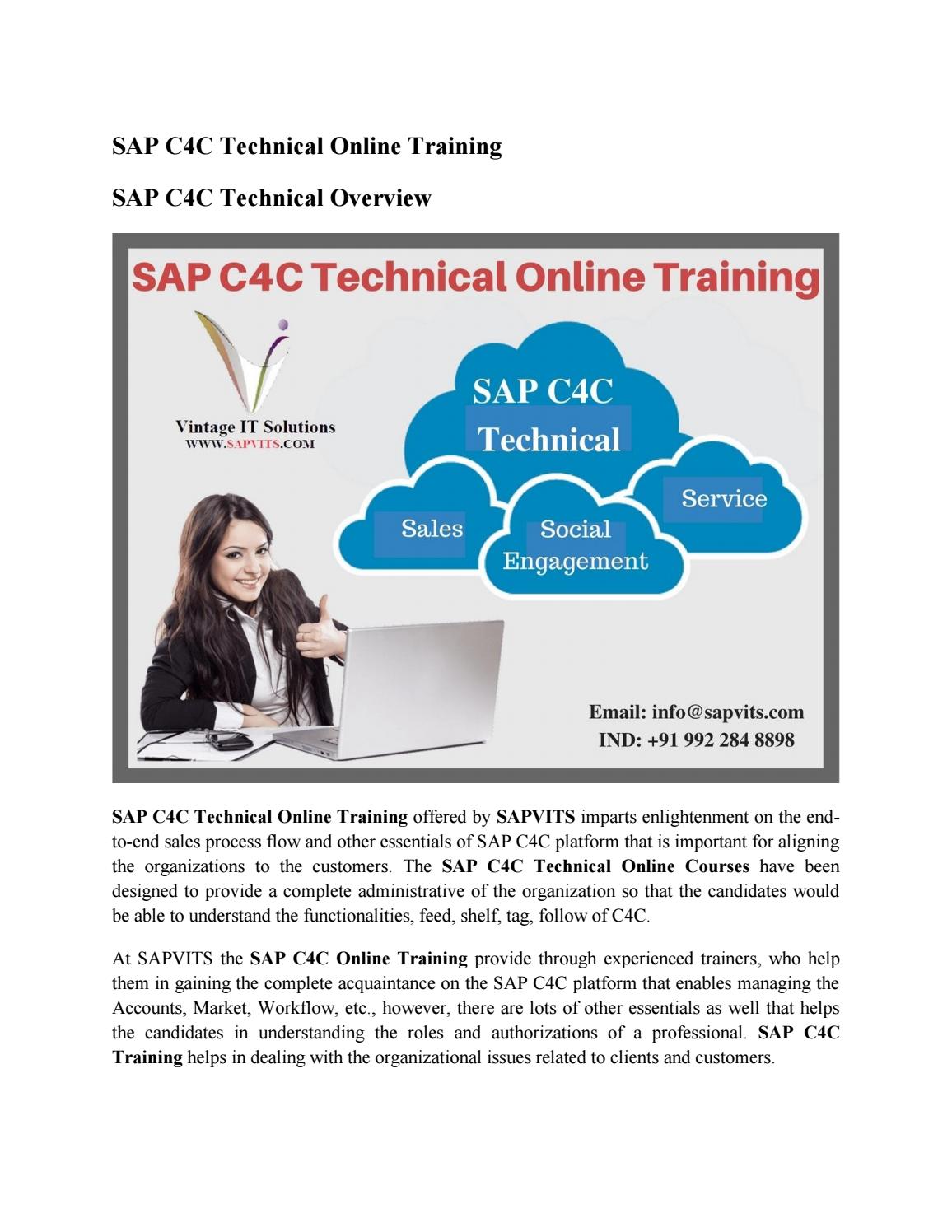 SAP C4C Training Material By Shruti allentics Issuu
