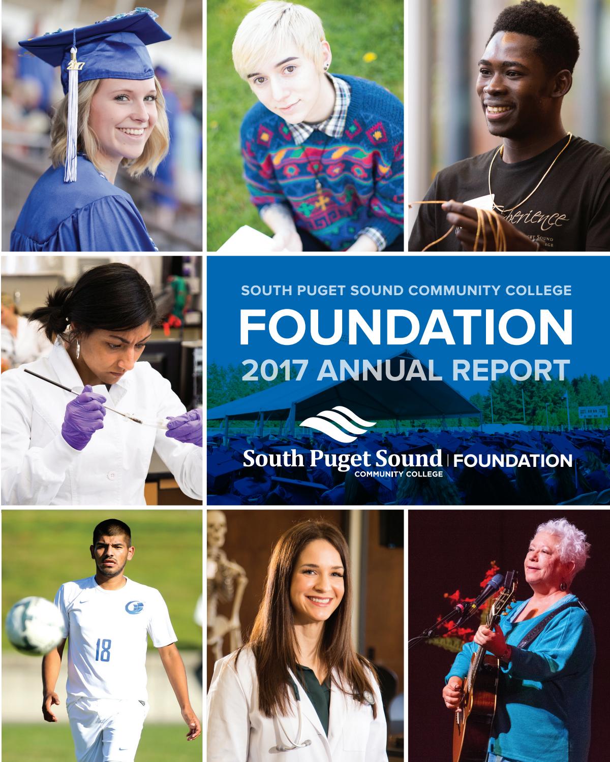 SPSCC Foundation Annual Report 2017 by South Puget Sound Community