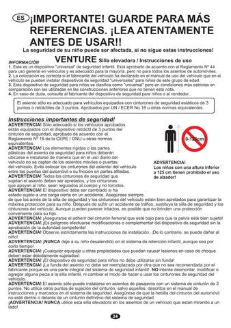 VENTURE Manual Instruction 2019 第 24 页