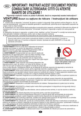 VENTURE Manual Instruction 2019 第 8 页