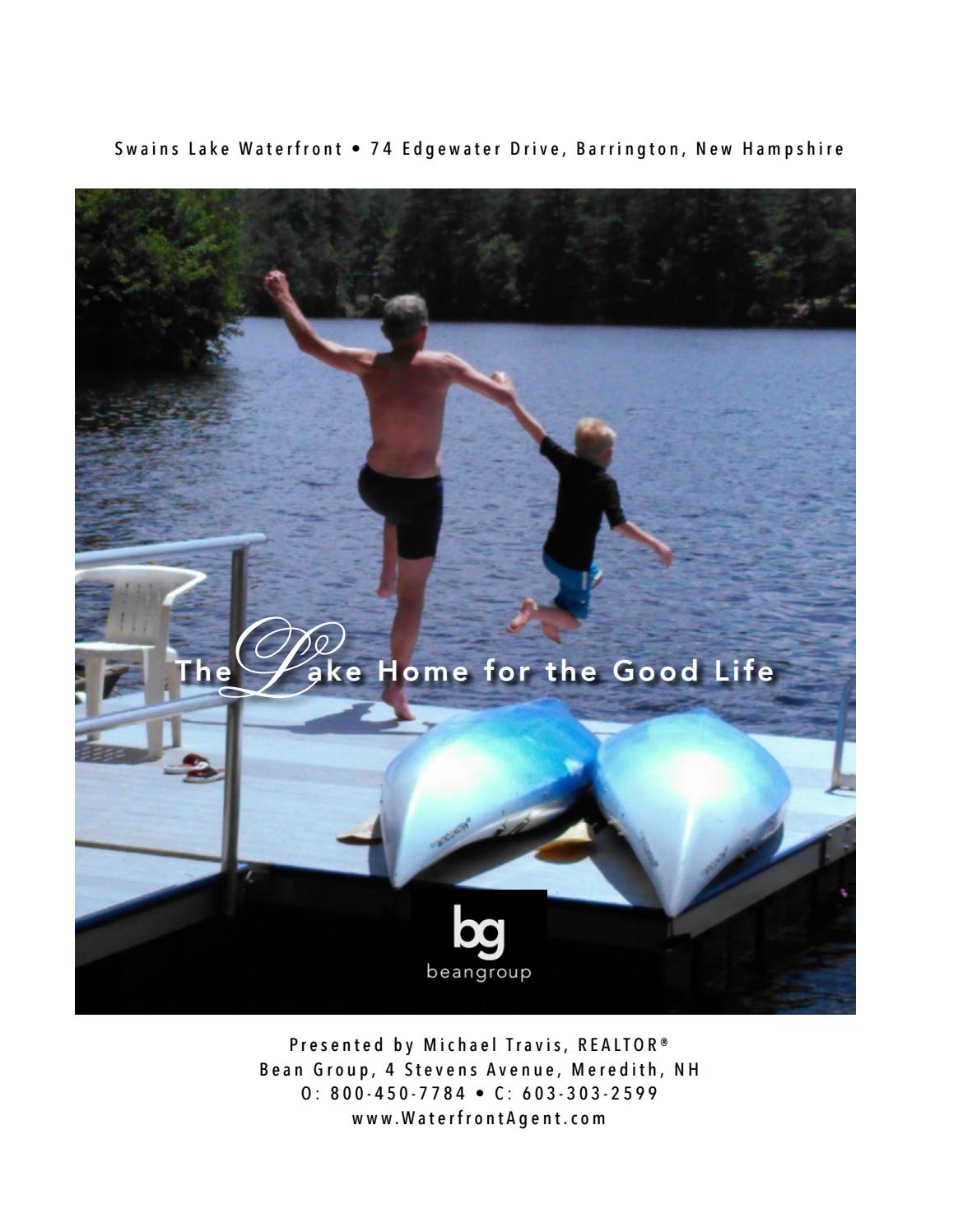 The Good Life on Swains Lake at 74 Edgewater Drive, Barrington NH by