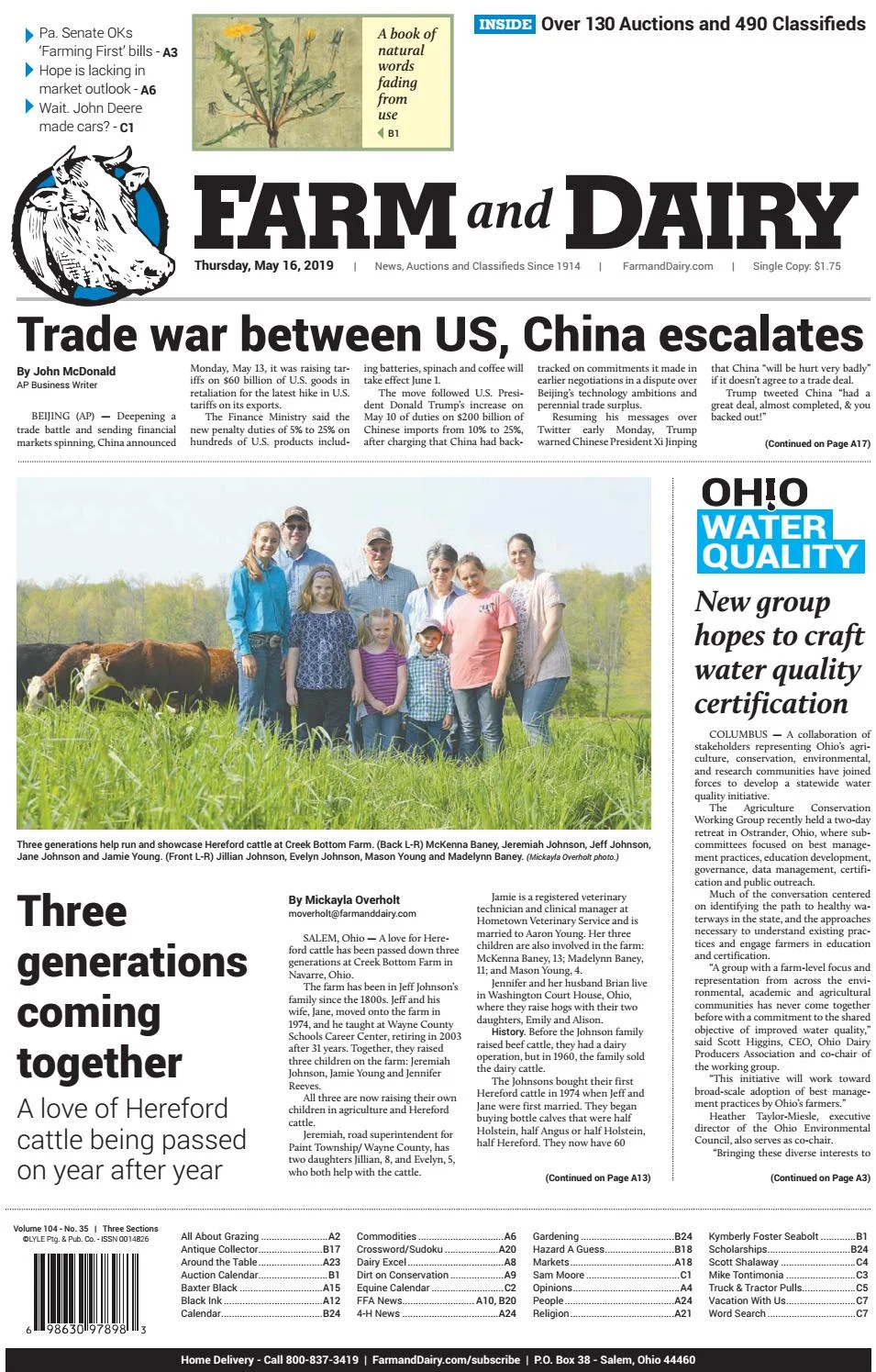 Farm And Dairy Newspaper 5 16 19 By Farm And Dairy Newspaper Issuu