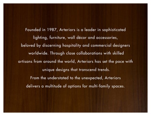 Arteriors MULTI-FAMILY 灯饰手册 SHORTER EMAIL 版本 第 2 页
