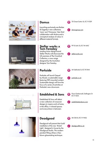 Clerkenwell Design Week Pack 2019 第 11 页