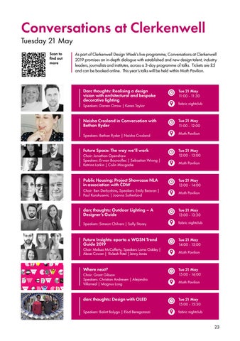 Clerkenwell Design Week Pack 2019 第 23 页