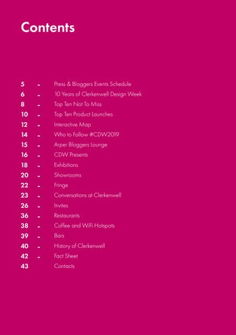 Clerkenwell Design Week Pack 2019 第 4 页