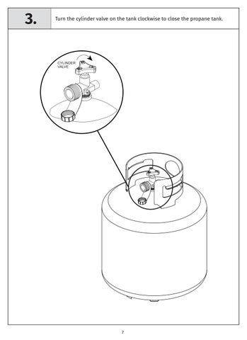 Sage 36in x 36in fire 桌 assembly instructions (SL-RNDFT-4-STN) 第 8 页