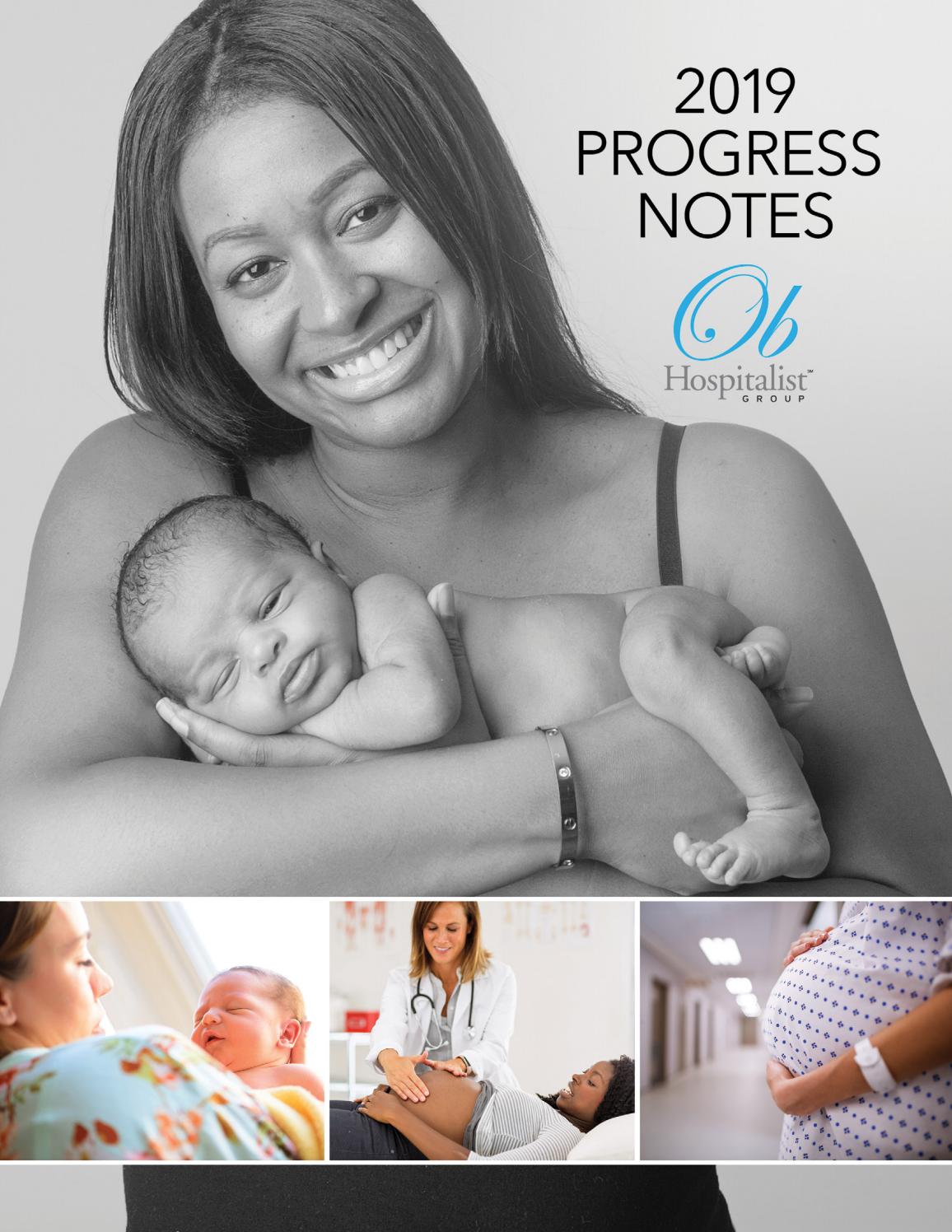 OBHG-2019 Progress Notes Pages by Ob Hospitalist Group - Issuu